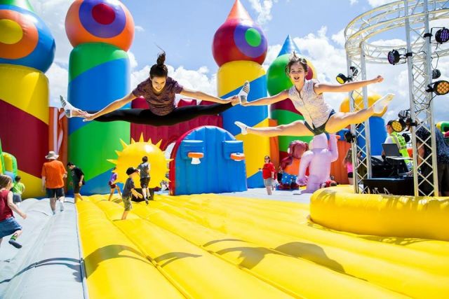 The Big Bounce America is the largest touring inflatable event in the world.