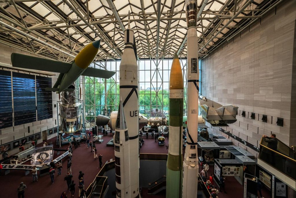 Explore rockets and spacecraft in Washington's iconic Smithsonian museum.