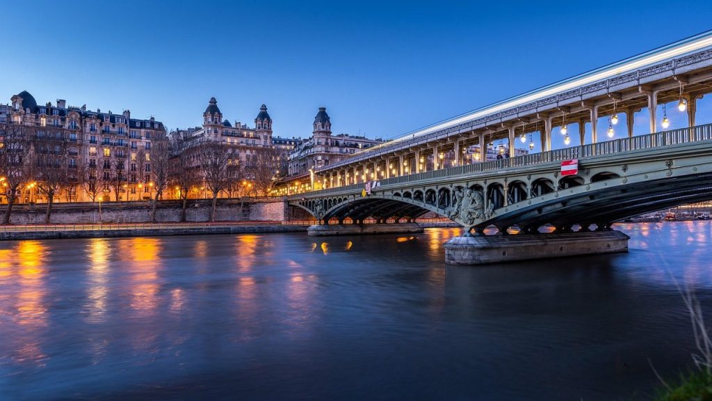 bridge, river, metro, lights, seine, paris, france, paris, paris, paris, paris, paris, france, france