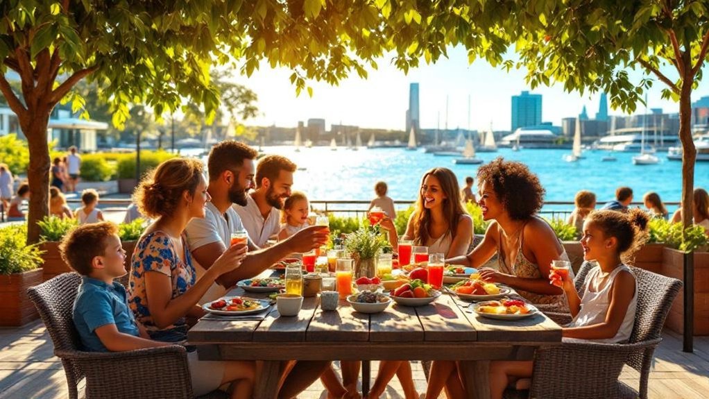 scenic family dining options