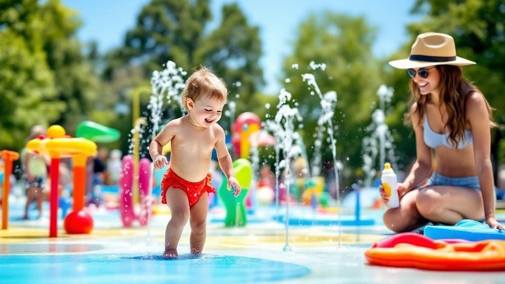 summer splash pad safety