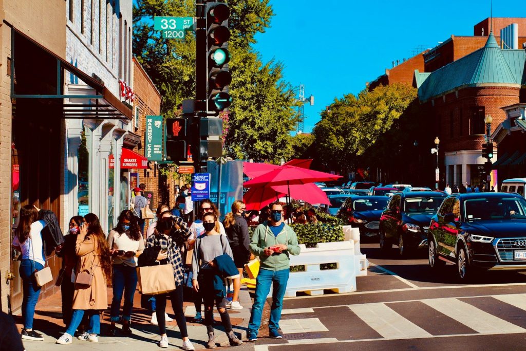 people walking on street during daytime